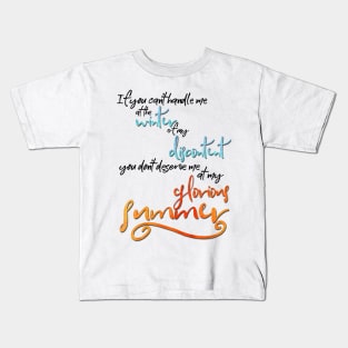 If you can't handle me... Kids T-Shirt